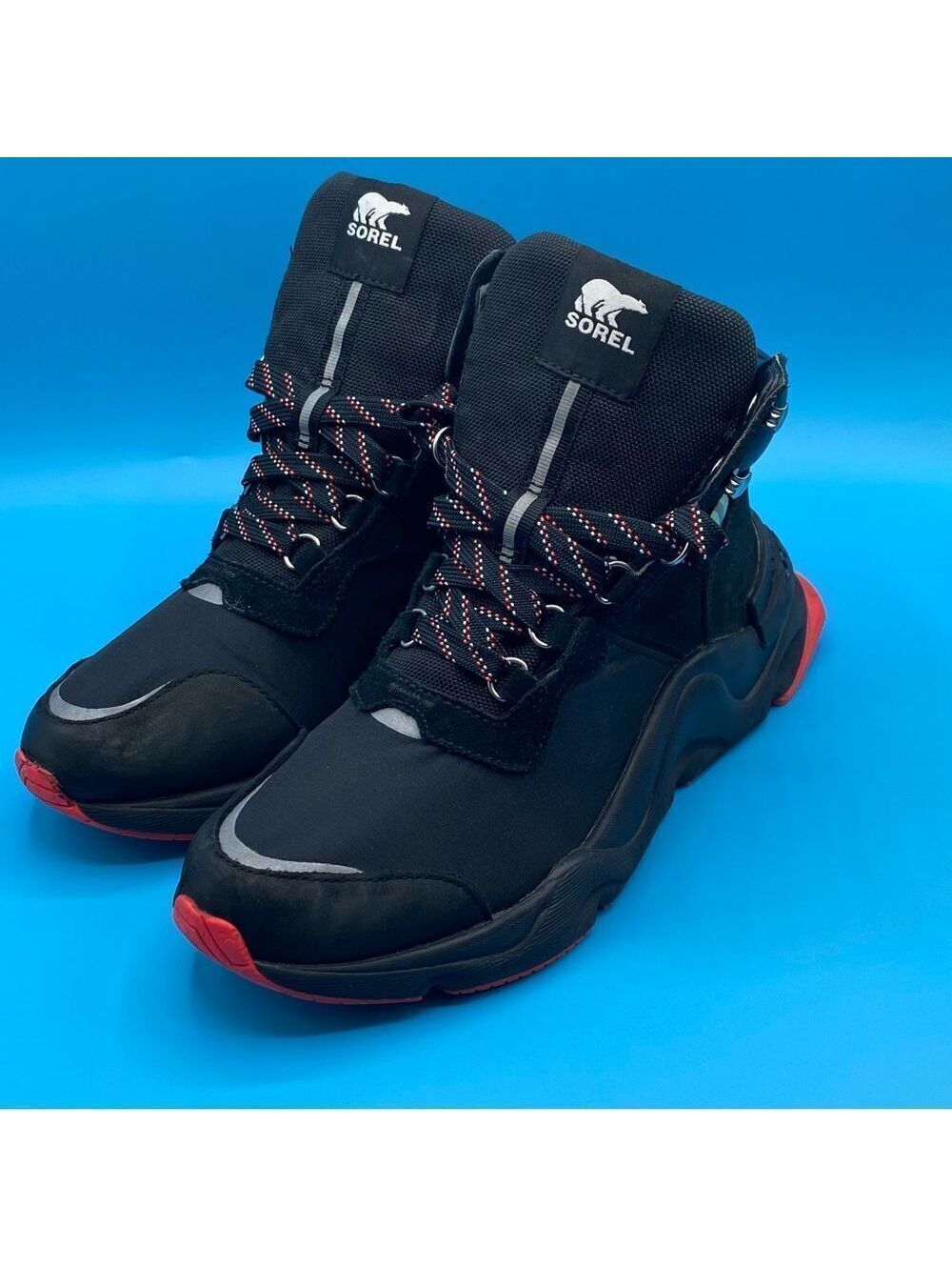 Sorel Kinetic Rned Conquest Black Red/Pink